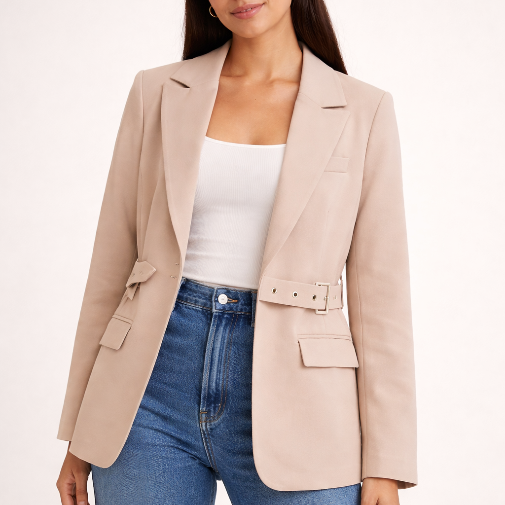 Blazer met Taille Riem - Afbeelding 4